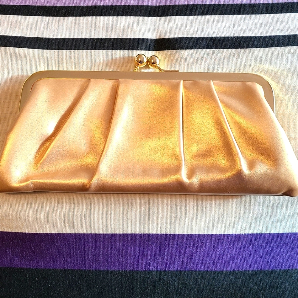 Gold Clutch Purse